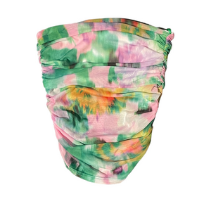 Zara Multicolor Tie-Dye Tube Top